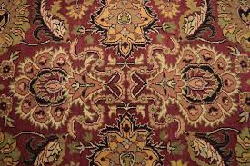 original wool carpet 9x12 tomato red