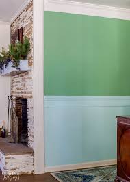 Two Toned Walls With A Chair Rail