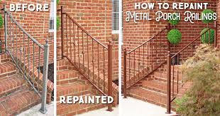 How To Repaint Metal Porch Railings