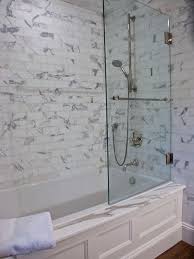 Glass Tub Bathroom Tub Shower Combo
