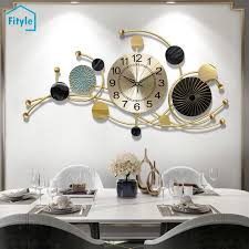 Fityle European Style Large Wall Clock