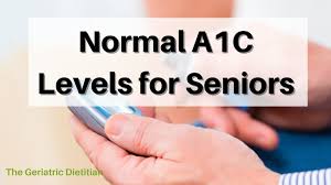 normal a1c levels for seniors the