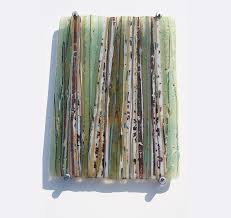 fused glass wall art architectural