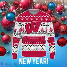snow pattern wisconsin badgers gifts