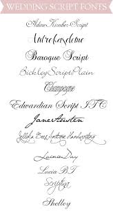 Best Wedding Script Fonts Wedding Fonts Script Fonts