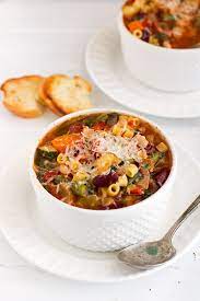 homemade minestrone soup slow cooker
