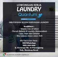 Lowongan kerja terbaru 2018 di gresik info lowongan kerja. Lowongan Kerja Laundry Bandung 2020 Lulusan Sd Smp 2021