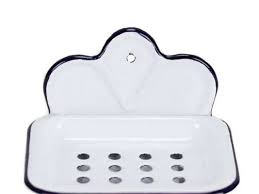 Enamel Soap Dish Wall Mounted