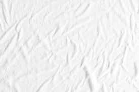 White Fabric Texture Wrinkled Texture