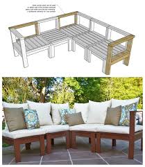 Outdoor sofa modern outdoor chairs outdoor furniture plans deck furniture pallet furniture outdoor living outdoor benches sectional furniture furniture ideas. Simple Modern Outdoor Sectional Armless Piece With Corner End Option Ana White