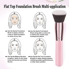 foundation brush flat top kabuki brush