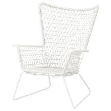 A range of various seat cushions makes it easy to change the look of your poäng and your living room the frame is made of layer glued bent beech which is a very strong and durable material. Hogsten Sessel Aussen Weiss Ikea Deutschland Ikea Outdoor Outdoor Dining Furniture Ikea Armchair