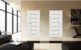 white interior doors with glass