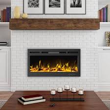 Electric Fireplace Furnace Led Flame