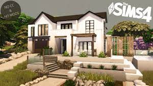 big modern family house no cc sims