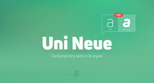 Uni Neue Font Free Download Fonts