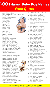 100 ic baby boy names from quran