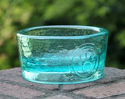 recycled glass pet bowl by osh in