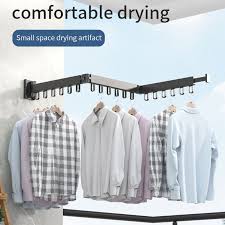 Wall Mounted Folding Clothes Hanger 360