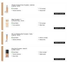 find your best foundation match with
