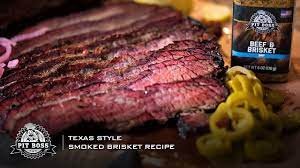 texas style smoked beef brisket