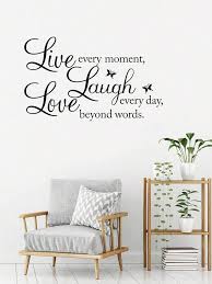 1pc Live Laugh Love Wall Sticker For