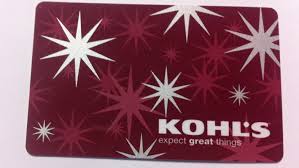 Announcing the winner of our $100 Kohl's gift card