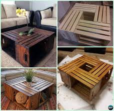 Diy Wine Wood Crate Coffee Table Free