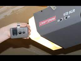 program old craftsman garage door opener