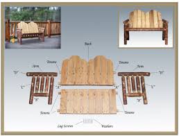 Outdoor Log Chairs Rustic Patio Chair