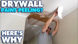 drywall warning paint ling off