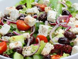 terranean salad with dressing