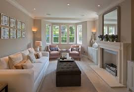 charming long rectangular living room