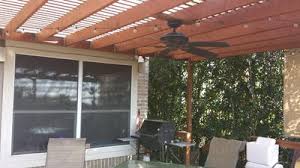 deck with pergola roof
