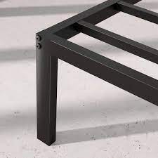 Zinus Yelena Black Metal Queen Platform Bed Frame