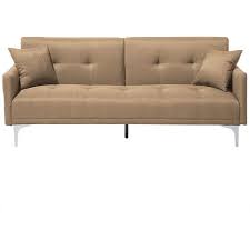 Modern Tufted Fabric Sofa Bed 3 Seater