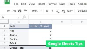 google sheets pivot table tutorials