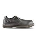 Steel Toe Steel Plate Anti Slip Slip On Safety Shoes - Black Dakota