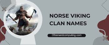 1800 viking clan names ideas 2023