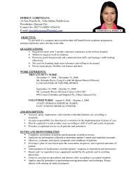 Nurse Resume Format Sample 23487 Thetimbalandbuzz Com