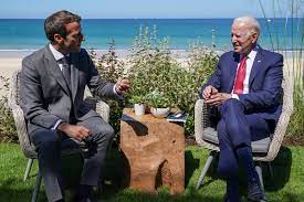 Diplomats had wondered how much macron would back biden after macron had tried to take a larger leadership role while trump was in office. America Is Back With Biden France S Macron Says Reuters