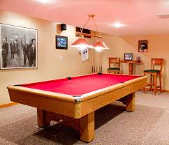 Pool Table Traditional Home Bar