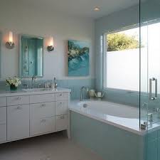 Aqua Glass Bathroom Tile Design Ideas