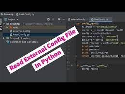 how to read config file in python you
