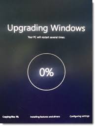 windows 10 upgrade failed to install