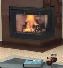 Vantage Hearth Corner Wood Fireplace