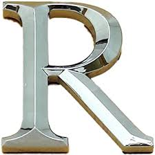 It has been speculated that the name glagolitsa developed in croatia around the 14th century and was derived from the word … Self Adhesive Letter R 3d Chrome Silver Car Door Name Times Roman Height 5 Cm Amazon De Automotive