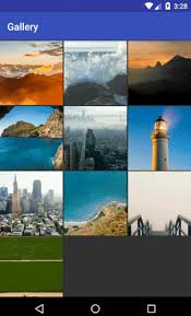 image gallery app tutorial with android