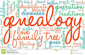 Genealogy Word Cloud Stock Vector Illustration Of Baby