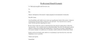 Formal Letter Email Example Www Picswe Com